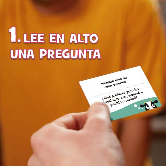 Mercurio - Mente Vacuna - Juego de Mesa Familiar - para 4 a 20 Jugadores - Incluye Vaca Rosa, 80 Cartas de Preguntas a Doble Cara, fichas y blocs - Ideal para Reuniones, Fiestas y Grupos- 20 Minutos