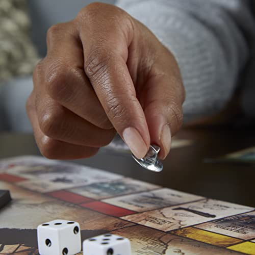 Hasbro Gaming Juego Monopoly Indiana Jones, inspirado en las pel culas de Indiana Jones, juego de mesa para 2-6 jugadores, para ni os a partir de 8 a os