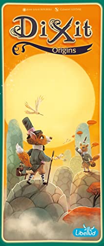 Libellud | Dixit | Expansión: Origins (EEdición 2022)| Juego de Comunicación | Edad 8+ | 3 a 6 Jugadores | Tiempo de Parte: 30 Min