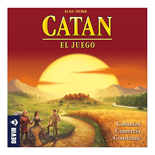 Catan – Juego de Mesa Original de Devir | Estrategia y Comercio para Familias y Amigos