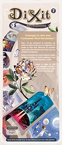 Libellud | Dixit | Expansión: Revelaciones (EEdición 2022) | Juego de Comunicación | Edad 8+ | 3 a 6 Jugadores | Tiempo de Parte: 30 Min
