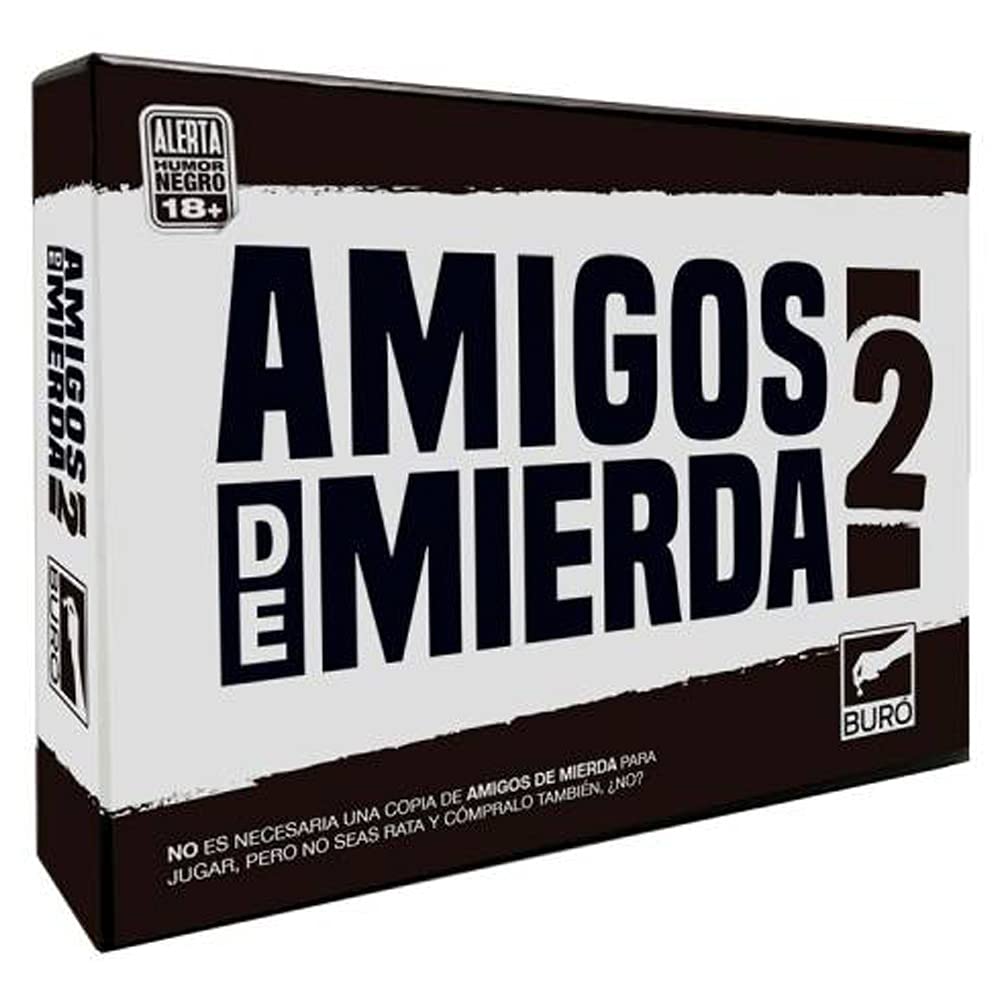 Amigos de Mierda 2 – Juego de Cartas para Adultos | Diversión +18, Humor Negro y Retos Descarados