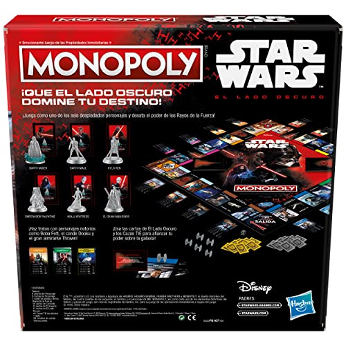 Star Wars Monopoly Dark Side en Castellano