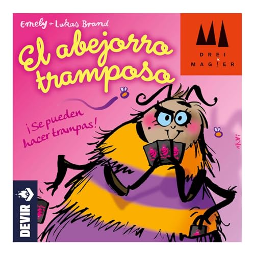 Devir - El Abejorro Tramposo, Juego de Mesa, para jugar en Familia, o con Amigos, Juego de Cartas Fácil y Divertido (BGTRAMP)