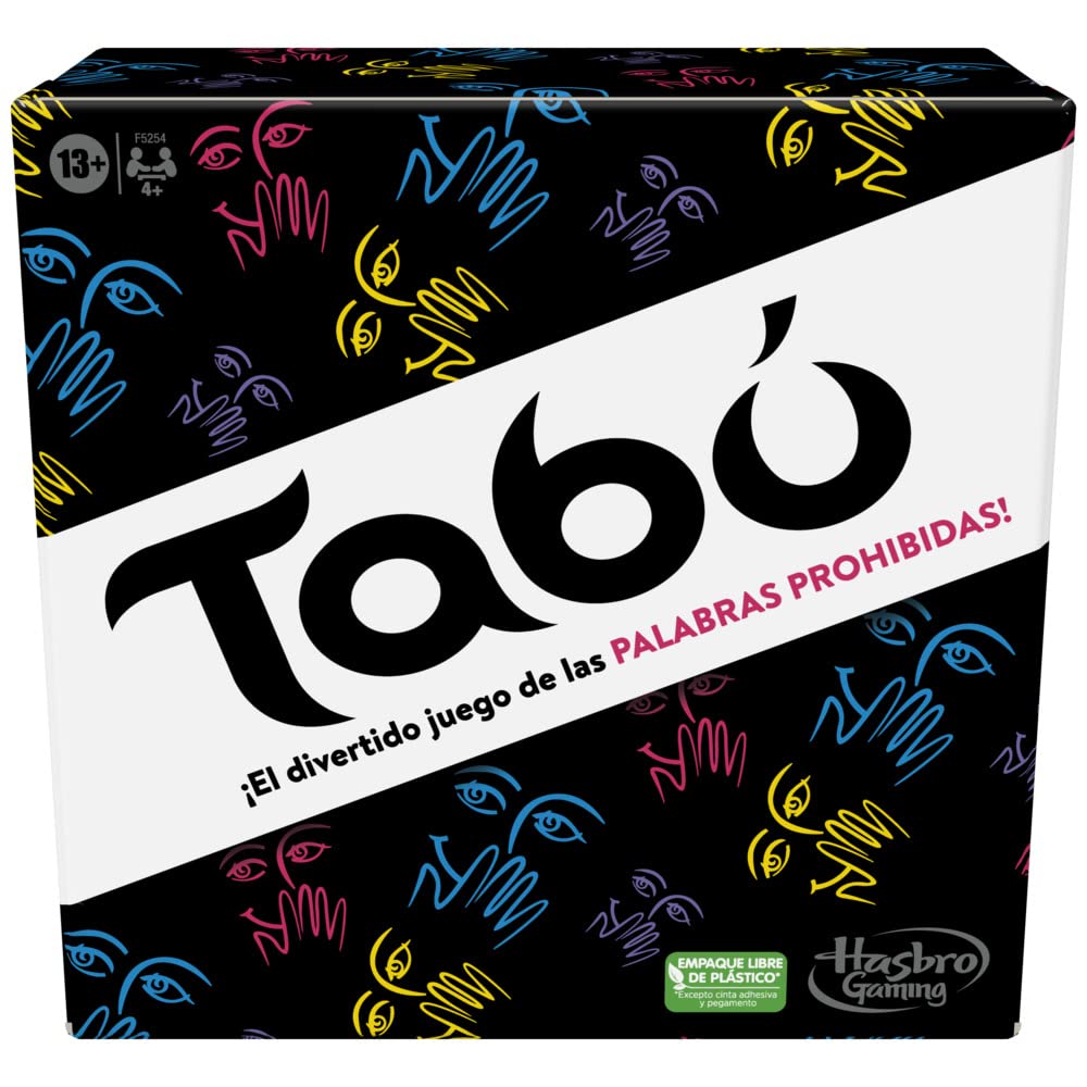 Tabú Hasbro Gaming – Juego de mesa de adivinanzas y risas para toda la familia