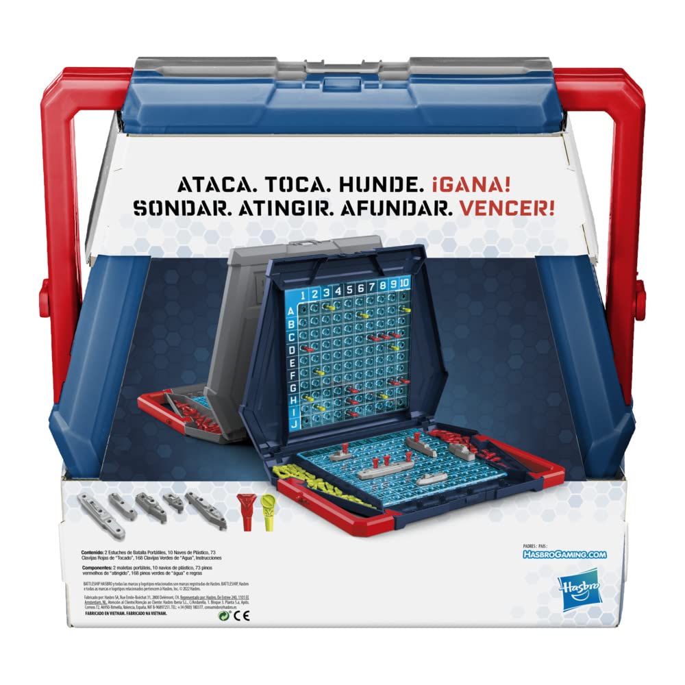 HUNDIR LA FLOTA – Juego de mesa estratégico para niños y familias | Diversión clásica de batallas navales