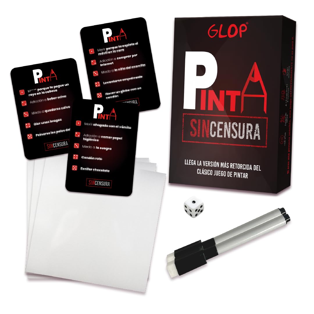 Juegos de Mesa Adultos Pinta y Adivina, Juego de Cartas Divertido, Idea y Risas para Amigos, Juegos por Parejas y Grupos, Regalos Originales y Frikis, Fiestas y Reuniones