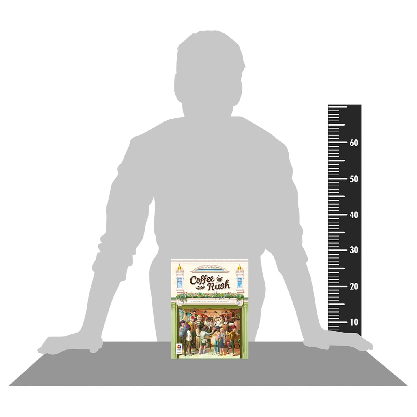 Korea Board Games | Coffee Rush | Juego de Mesa de Estrategia para Adultos y Familias | Conviértete en el Mejor Barista | A Partir de 8 Años | De 2 a 4 Jugadores | 30 Minutos por Partida | Español