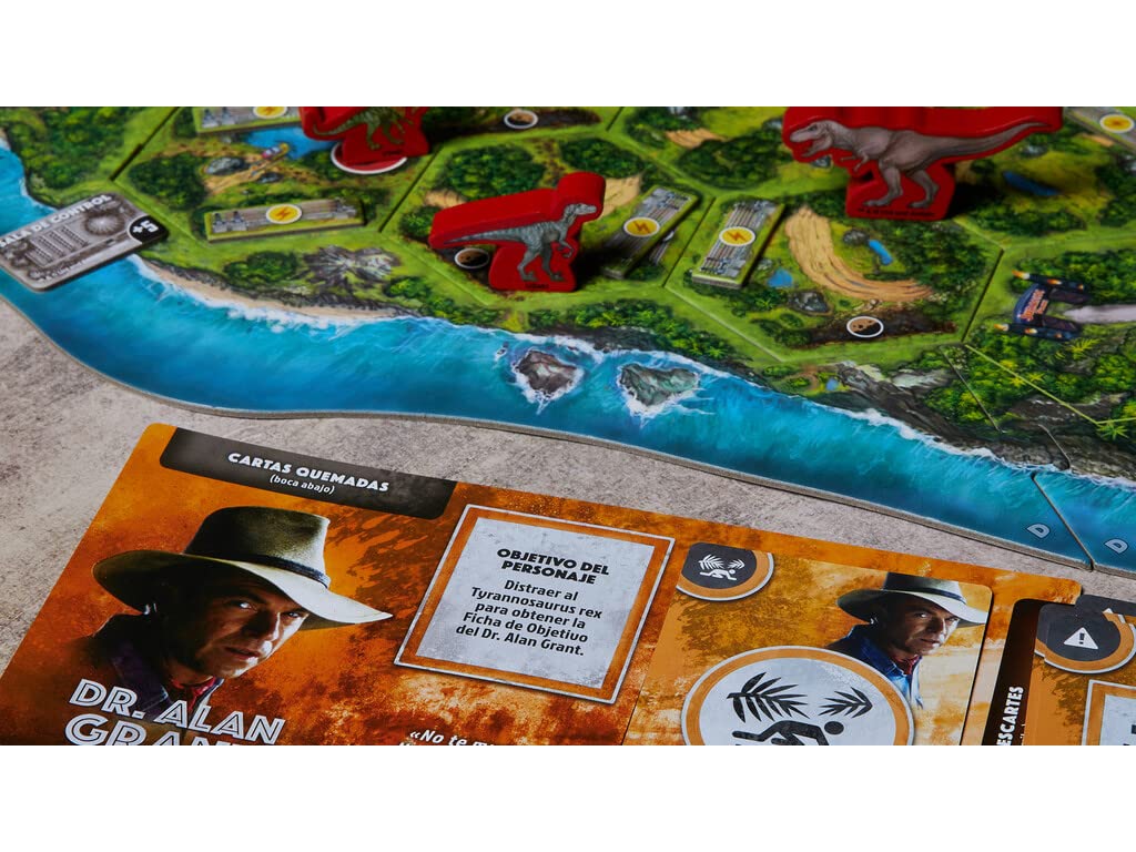 Ravensburger - Jurassic Park Danger, Juego de Mesa para Toda la Familia, 2-5 Jugadores, Idea de Regalo para Adultos y Niños a Partir de 10 Años, Versión en Español