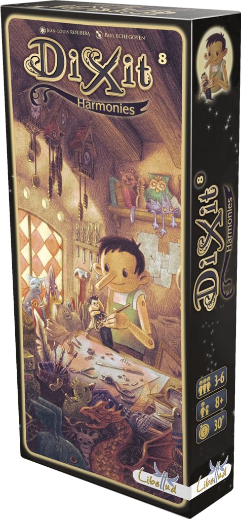 Libellud | Dixit Harmonies | Expansión | Juego de Imaginación y Creatividad Varias Veces Premiado | A Partir de 6 Años | De 3 a 8 Jugadores | 30 Minutos por Partida | Multilenguaje (Incluye Español)
