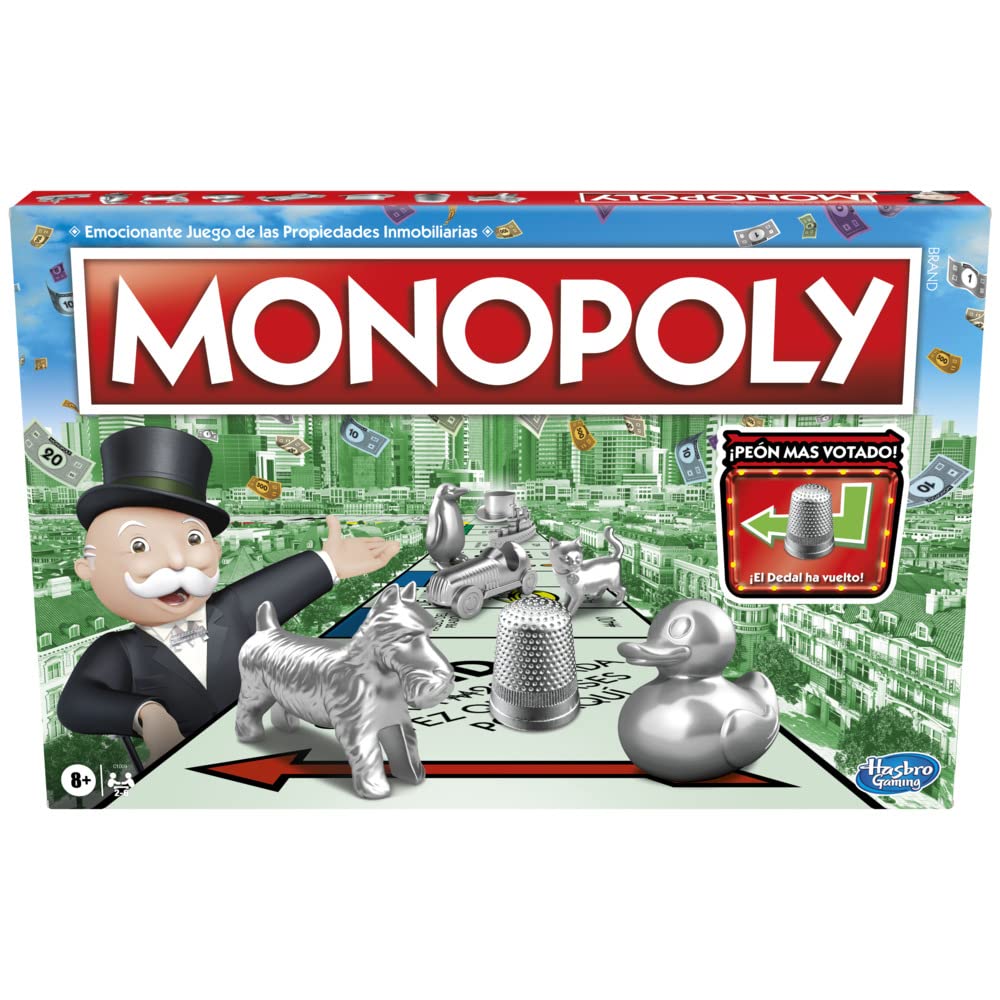 MONOPOLY HASBRO GAMING – JUEGO DE MESA CLÁSICO