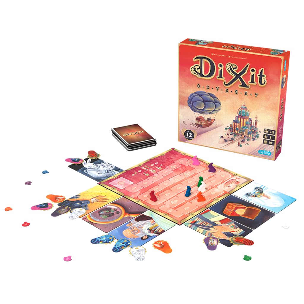 Libellud | Dixit Odyssey | Juego de Imaginación y Creatividad Ganador de Varios Premios | A Partir de 8 Años | De 3 a 12 Jugadores | 30 Minutos por Partida | Español