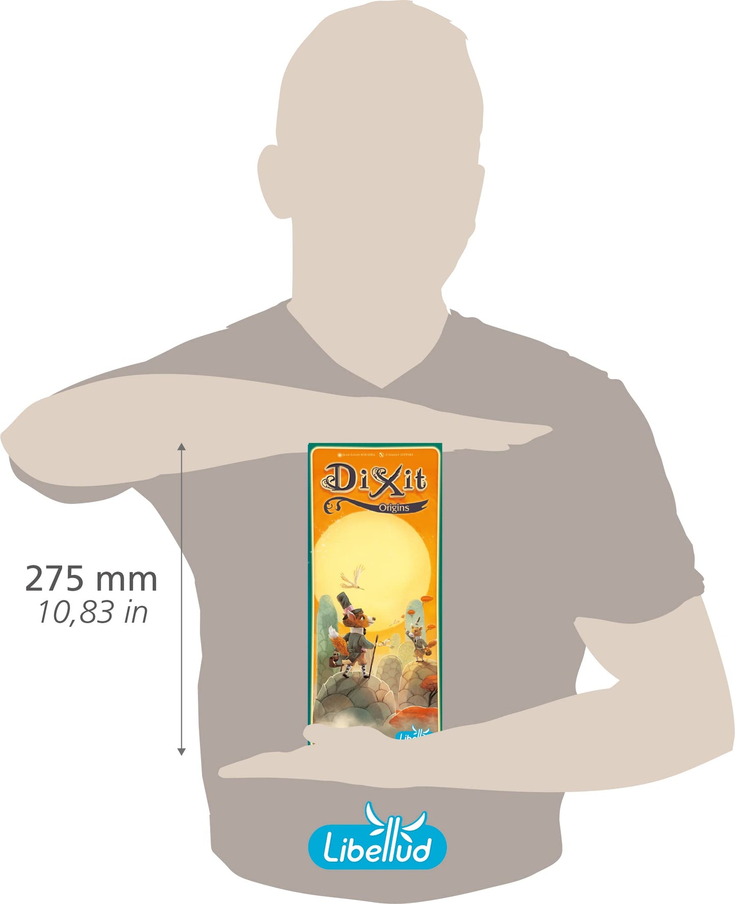 Libellud | Dixit | Expansión: Origins (EEdición 2022)| Juego de Comunicación | Edad 8+ | 3 a 6 Jugadores | Tiempo de Parte: 30 Min