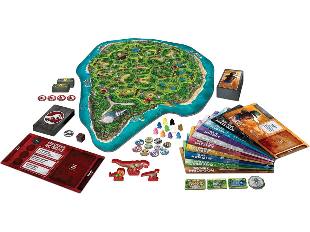 Ravensburger - Jurassic Park Danger, Juego de Mesa para Toda la Familia, 2-5 Jugadores, Idea de Regalo para Adultos y Niños a Partir de 10 Años, Versión en Español