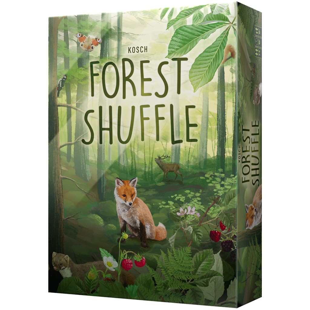 Lookout Games | Forest Shuffle | Juego de Mesa de Estrategia para Adultos y Familias | A Partir de 10 Años | De 2 a 4 Jugadores | 60 Minutos por Partida | Español