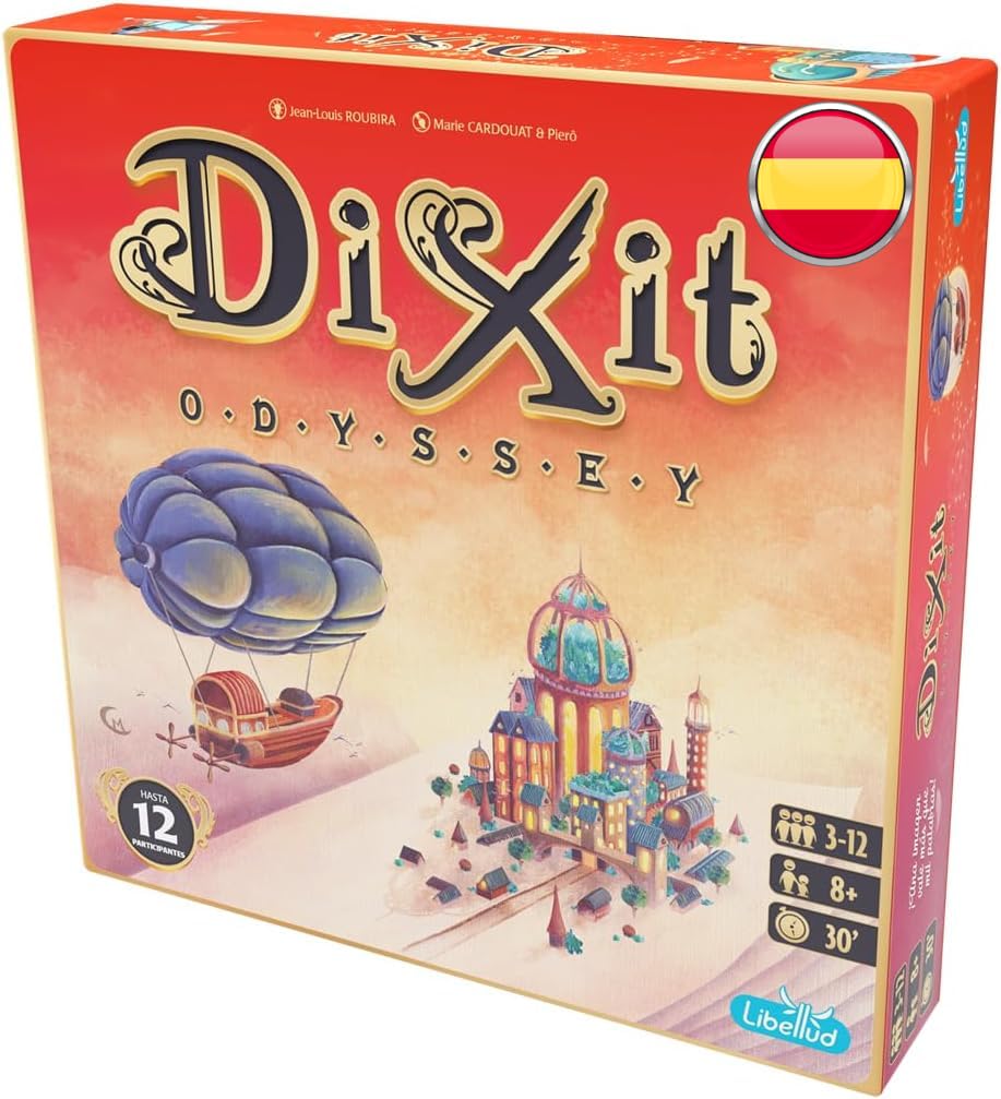Libellud | Dixit Odyssey | Juego de Imaginación y Creatividad Ganador de Varios Premios | A Partir de 8 Años | De 3 a 12 Jugadores | 30 Minutos por Partida | Español