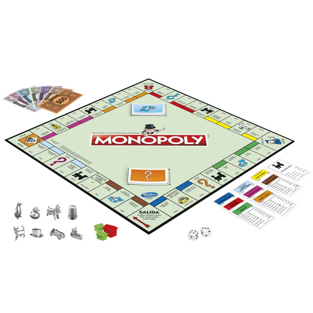 MONOPOLY HASBRO GAMING – JUEGO DE MESA CLÁSICO