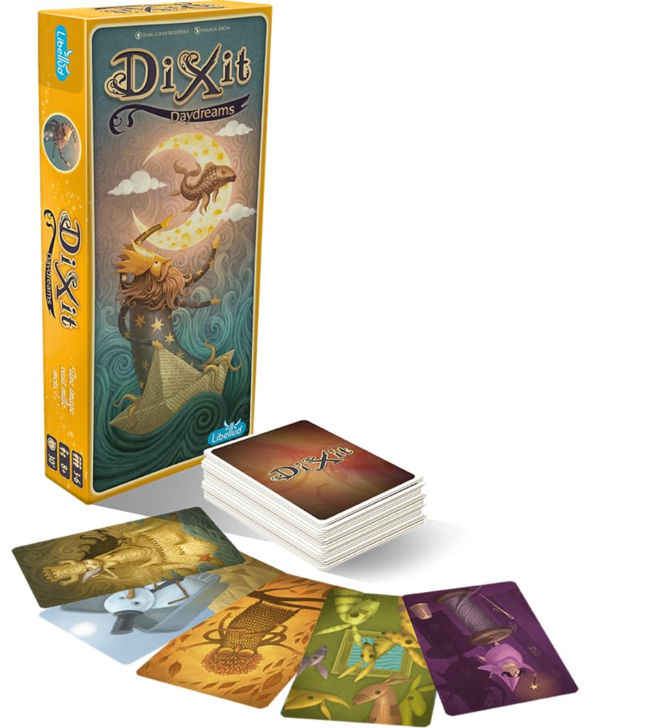 Libellud | Dixit | Expansión: Day Dreams (Edition 2022) | Juego de comunicaciones | Edad 8+ | 3 a 6 Jugadores | Tiempo de Parte: 30 Min