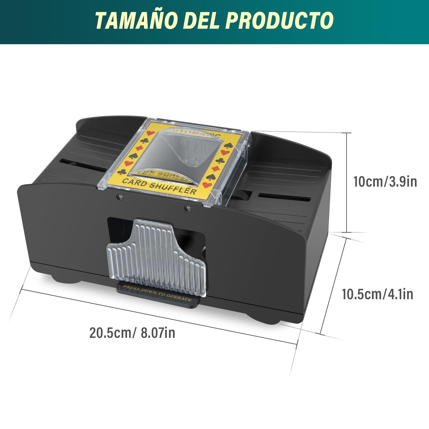 BARAJADOR AUTOMÁTICO DE CARTAS ELÉCTRICO – MEZCLADOR Y REPARTIDOR