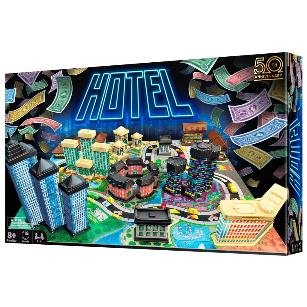 HOTEL – Juego de mesa estratégico familiar | Diversión clásica de construcción y negocios