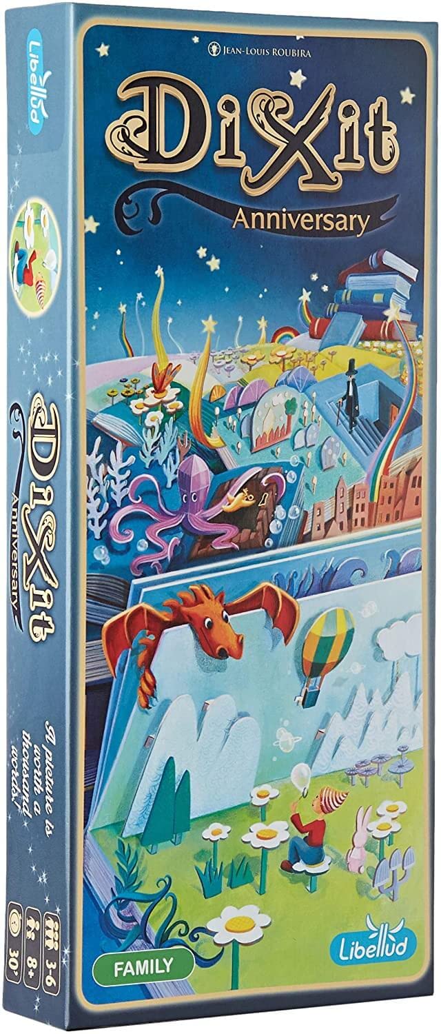 Libellud Dixit Anniversary Expansión, Juego de Imaginación y Creatividad Varias Veces Premiado, A Partir de 8 Años, De 3 a 8 Jugadores, 30 Minutos por Partida, Multilenguaje (Incluye Español)