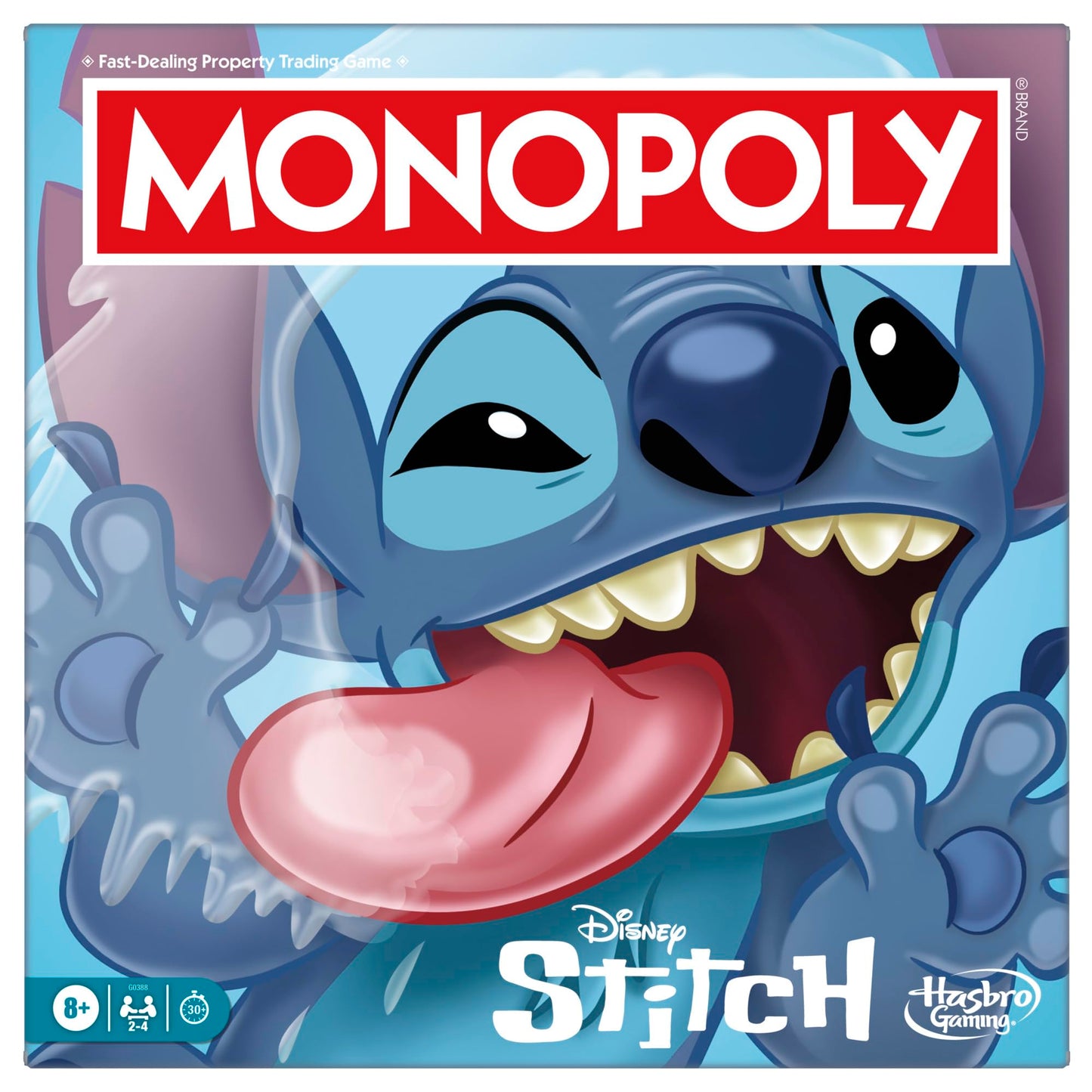 Monopoly Disney Stitch Edition - Juego de mesa (versión en inglés)