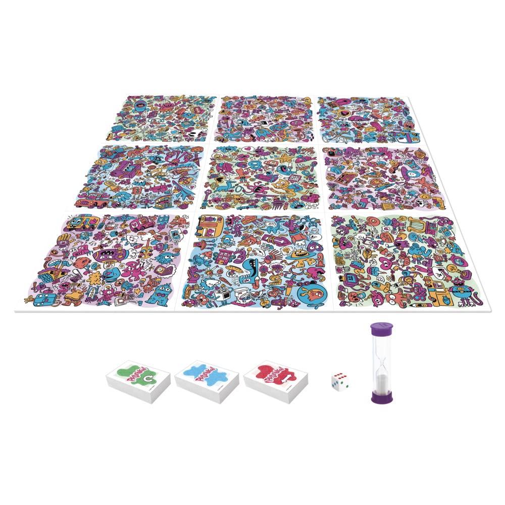 Hasbro Gaming F2564105 Juego Pictureka, Juego de Dibujos de Mesa Infantil, Juegos de Habilidad Mental, Divertido Juego Familiar para Mayores de 6 Años, Regalo de Reyes y Papá Noel para Niños y Niñas