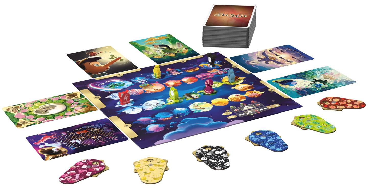 Libellud | Dixit Disney | Juego de Mesa de Imaginación y Creatividad Ganador de Varios Premios | A Partir de 8 Años | De 3 a 6 Jugadores | 30 Minutos por Partida | Español y Portugués