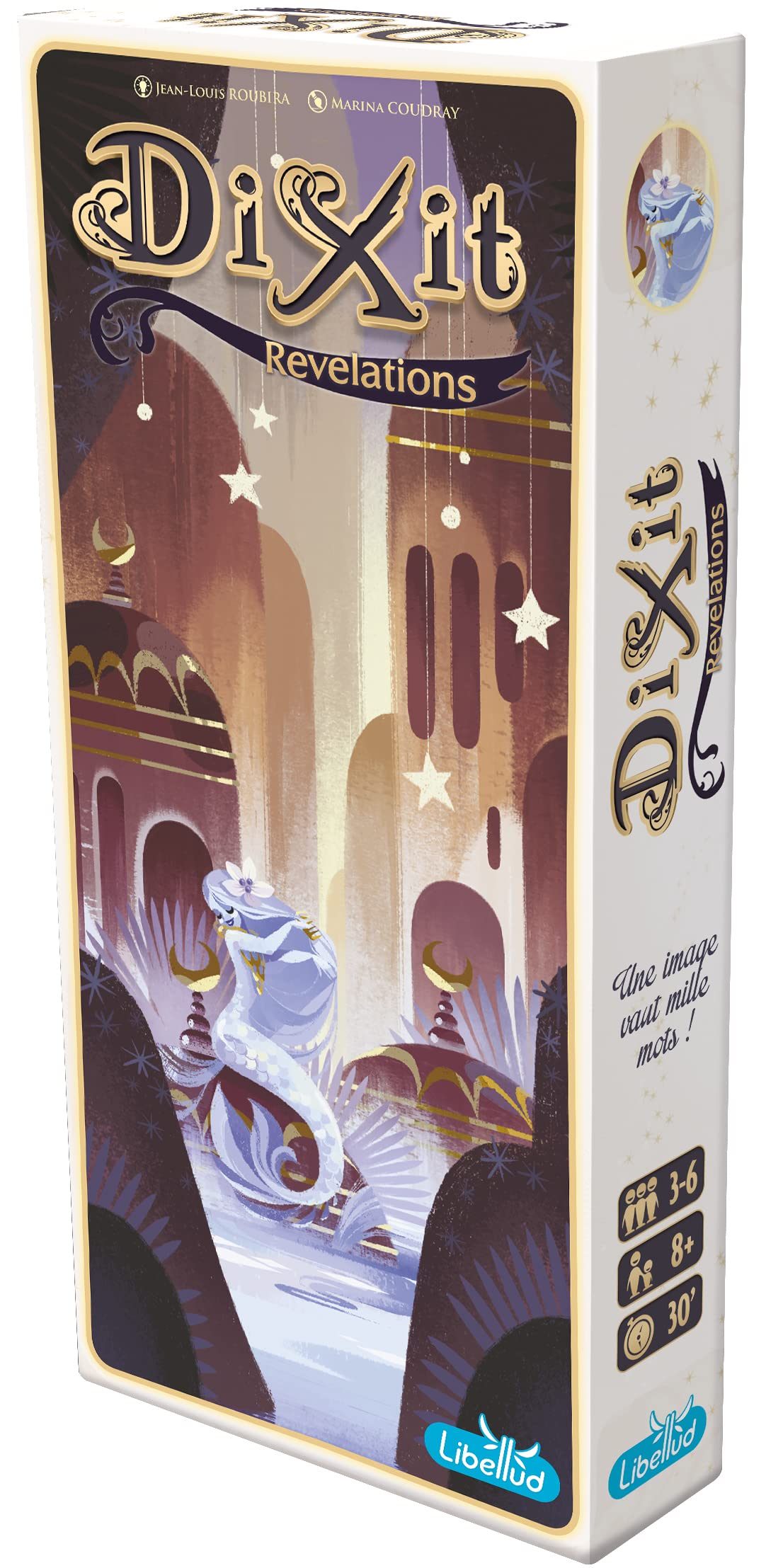 Libellud | Dixit | Expansión: Revelaciones (EEdición 2022) | Juego de Comunicación | Edad 8+ | 3 a 6 Jugadores | Tiempo de Parte: 30 Min