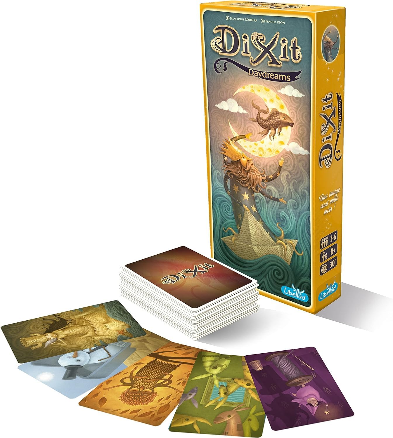 Libellud | Dixit | Expansión: Day Dreams (Edition 2022) | Juego de comunicaciones | Edad 8+ | 3 a 6 Jugadores | Tiempo de Parte: 30 Min
