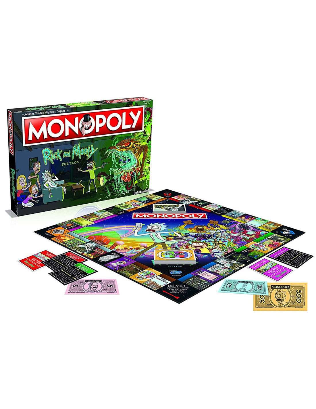 Winning Moves Et, Color Monopoly Rick and Morty, Talla única (0262)