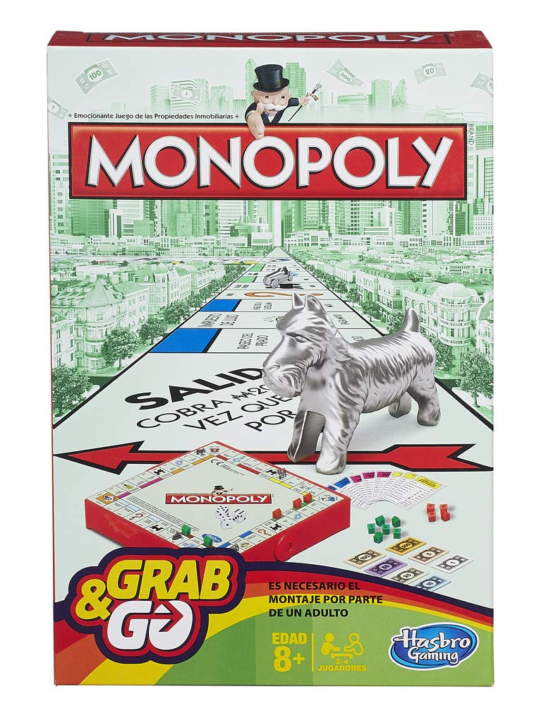 Hasbro Gaming Monopoly Juego de Viaje, versión española (Hasbro B1002105)
