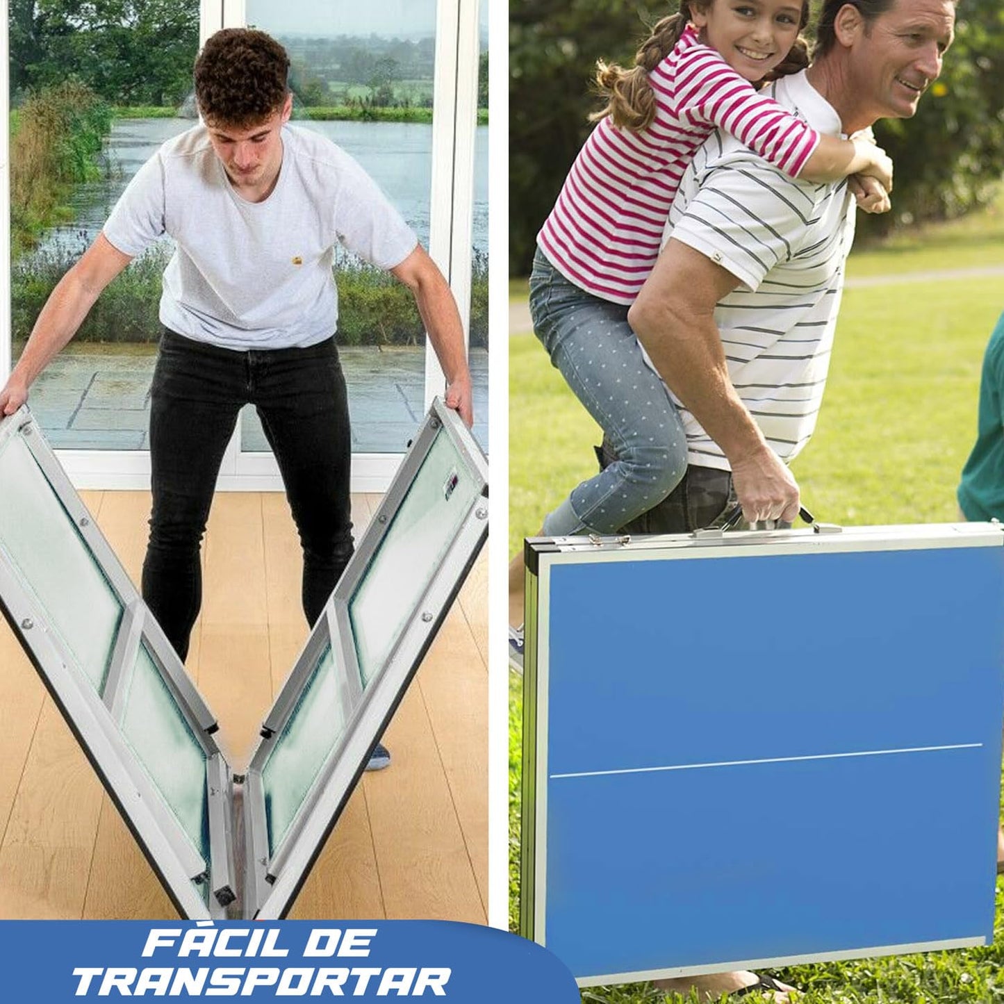 MESA DE PING PONG AZUL 182X91 CM – EASYPONG