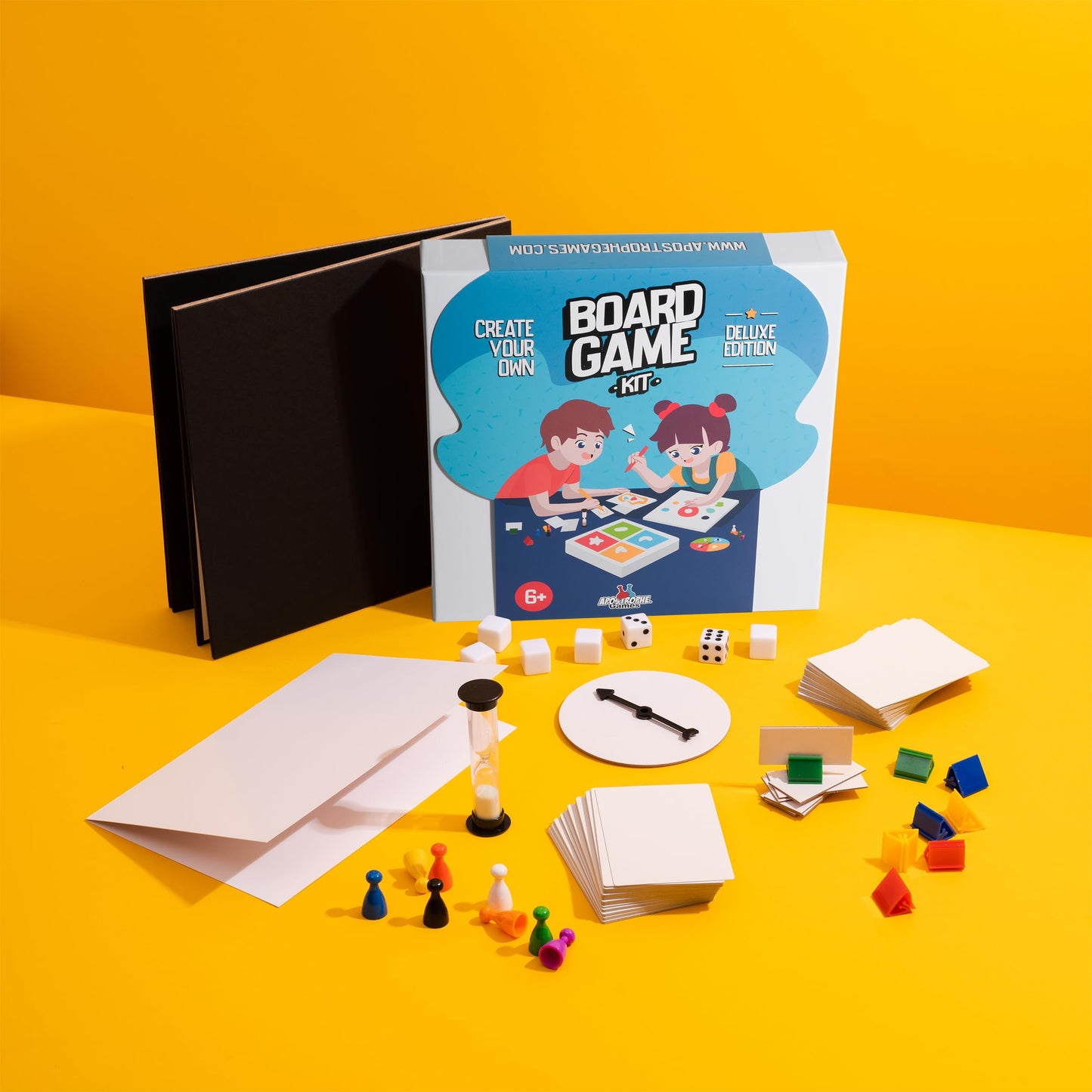 APOSTROPHE GAMES – Juego de mesa en blanco deluxe | Tablero, caja y accesorios personalizables