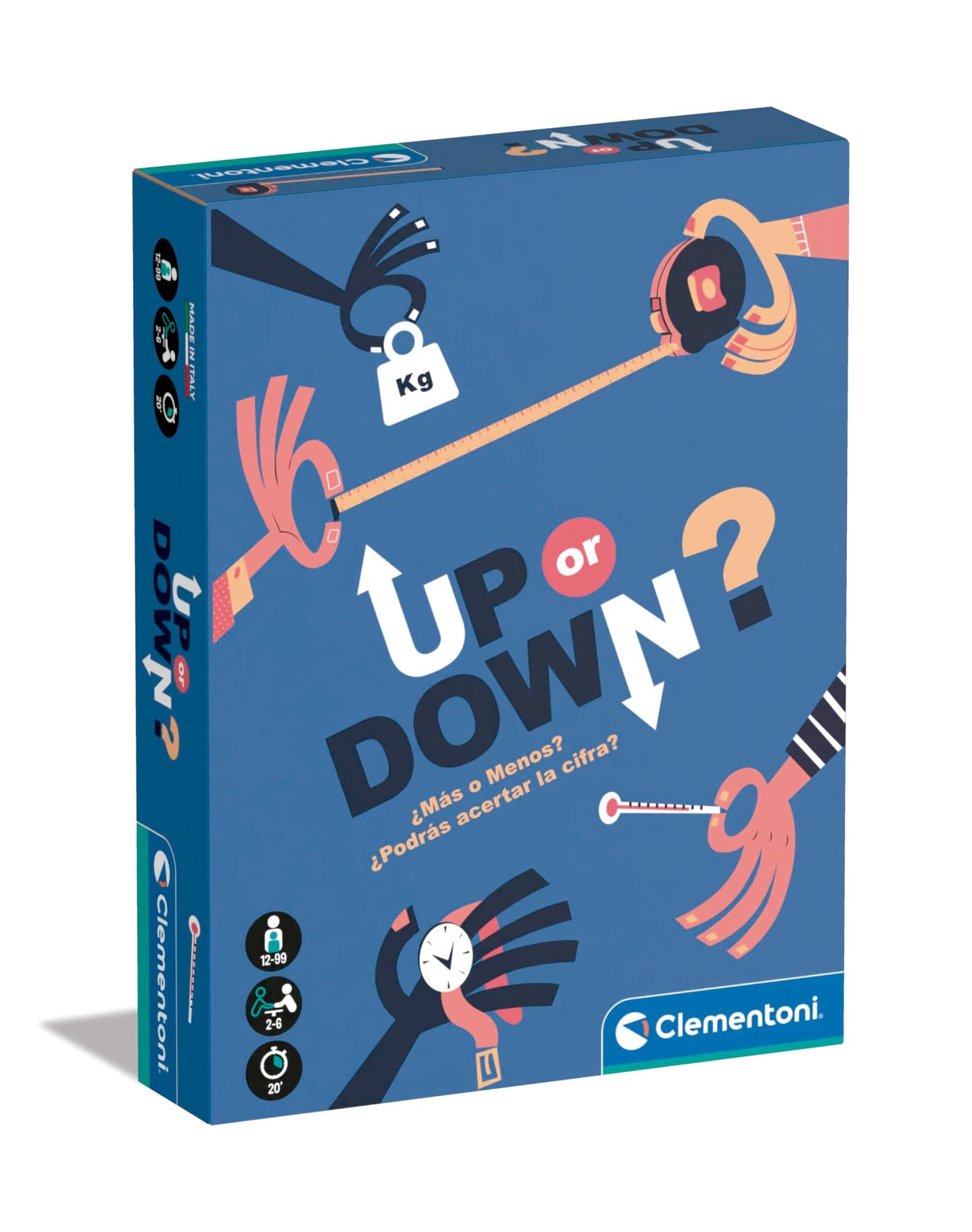 CLEMENTONI UP OR DOWN – Juego de mesa ¿Más o Menos? | Adivina el número exacto
