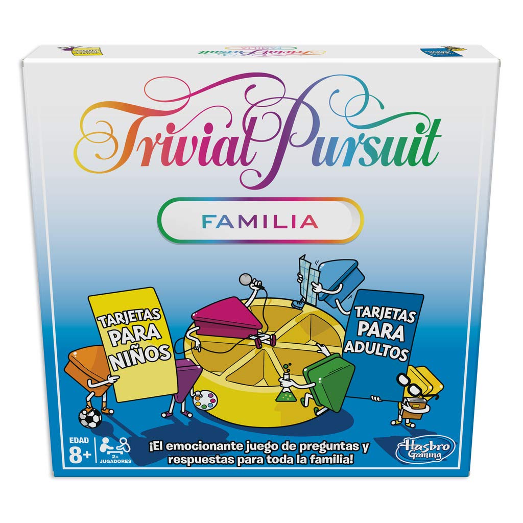 Trivial Pursuit Edición Familiar – Juego de preguntas para todas las edades con 2.400 cuestiones