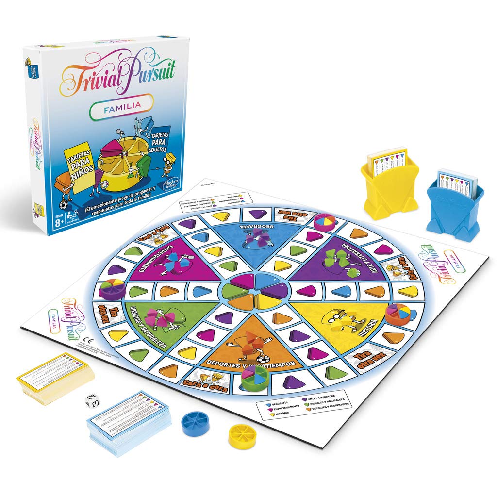 Trivial Pursuit Edición Familiar – Juego de preguntas para todas las edades con 2.400 cuestiones