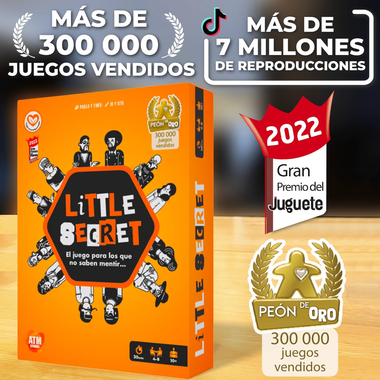 Little Secret - Juegos de Mesa - Gran Premio del Juego 2022 - Juegos de Palabras, Misterio y Diversión - Juego con Amigos y Familia - Adultos y niños - Regalo Original