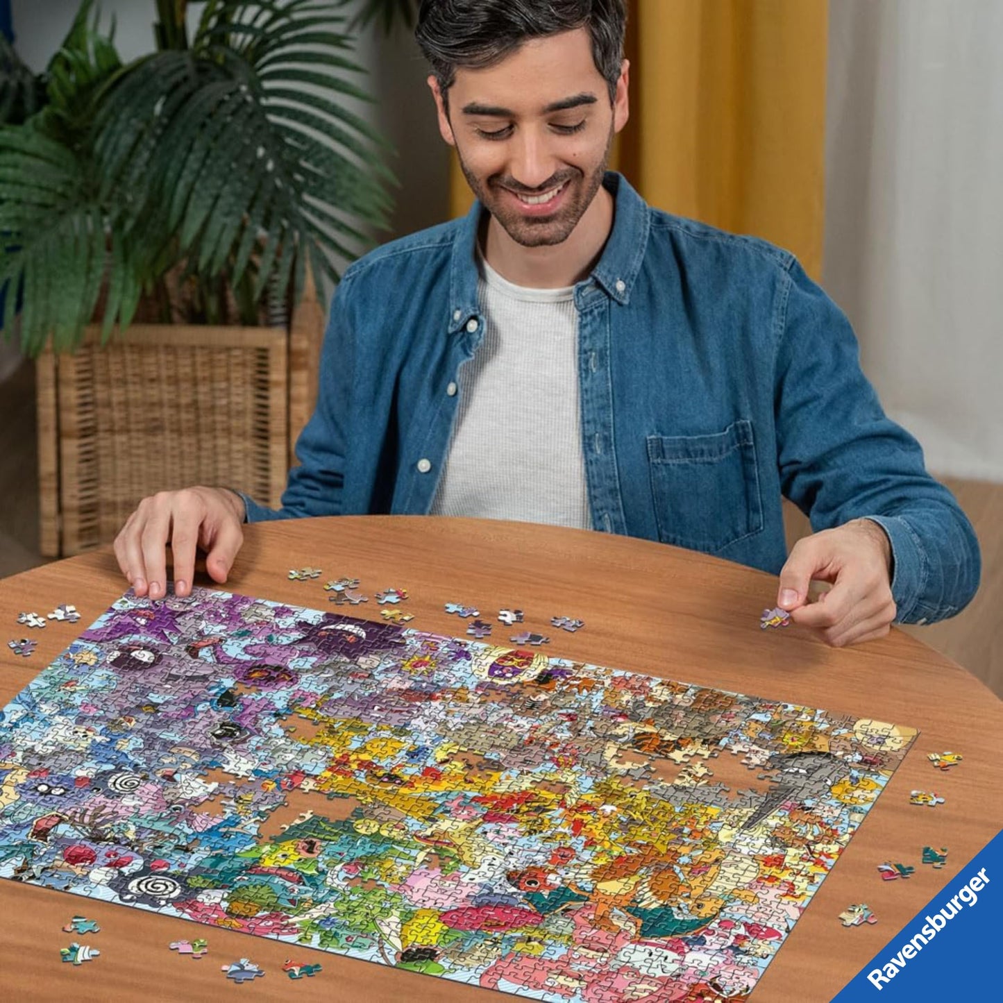 Puzzle Ravensburger Pokémon Challenge – 1000 piezas | Rompecabezas Adultos y Niños +14 años
