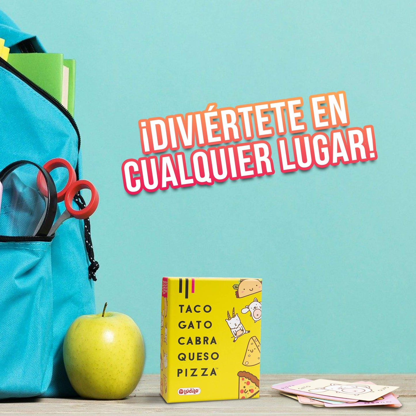 TACO GATO CABRA QUESO PIZZA – Juego de mesa de cartas rápido y familiar