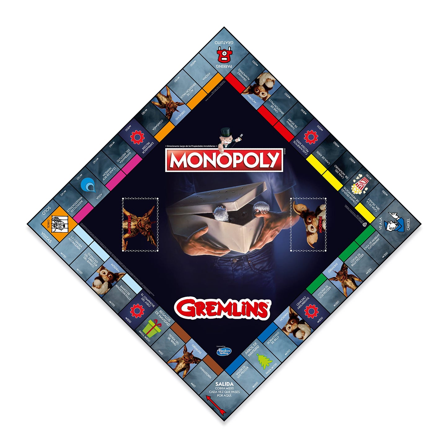 WINNING MOVES Monopoly Juegos de Mesa - Edición Gremlins: 2-6 Jugadores, Juegos Infantiles y para Adultos, Perfecto Regalo, Ideal para Noches de Juegos, Desde 12+ Años