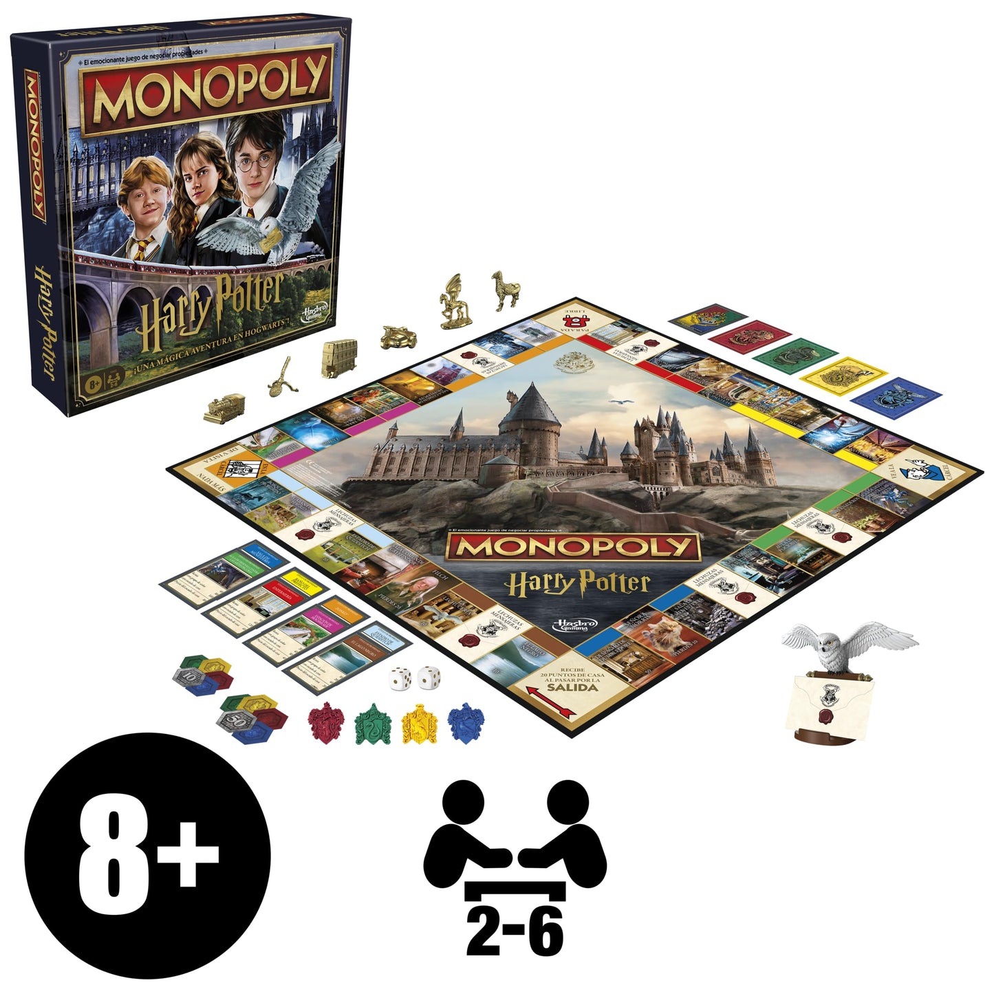 MONOPOLY HARRY POTTER – Juego de mesa en español | Edición Coleccionista
