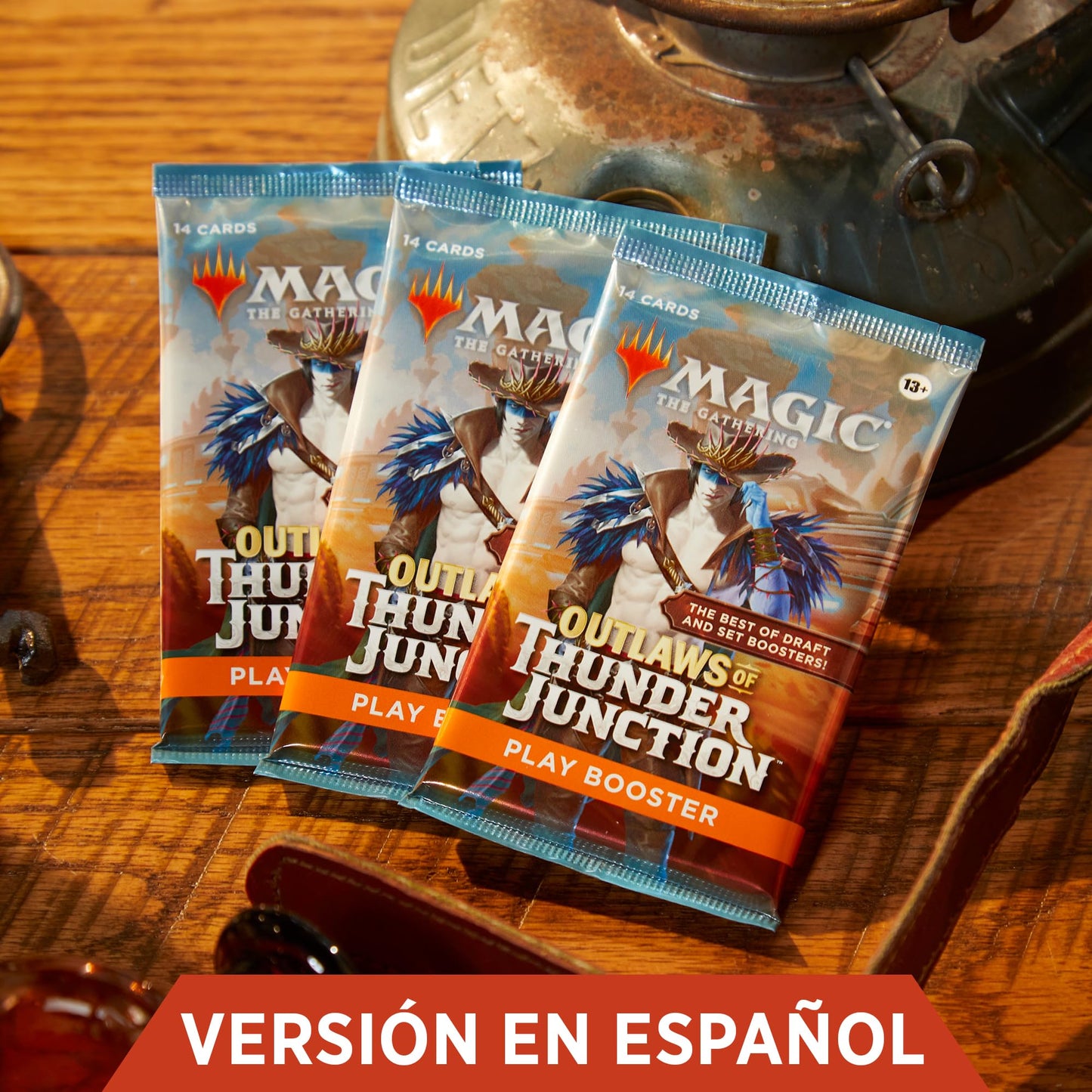 FORAJIDOS DE CRUCE DE TRUENOS – Caja de sobres Magic The Gathering en español