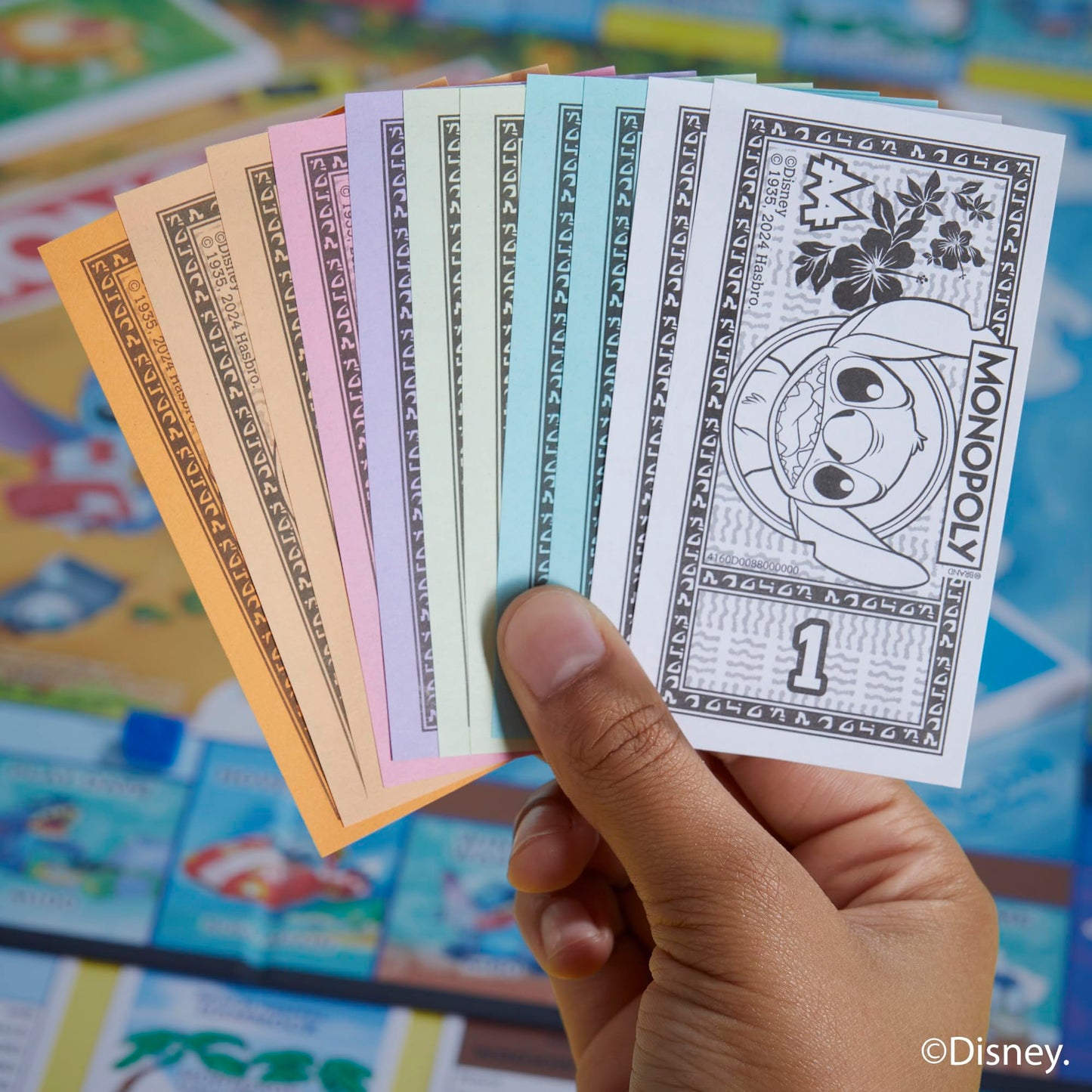 Monopoly Disney Stitch Edition - Juego de mesa (versión en inglés)
