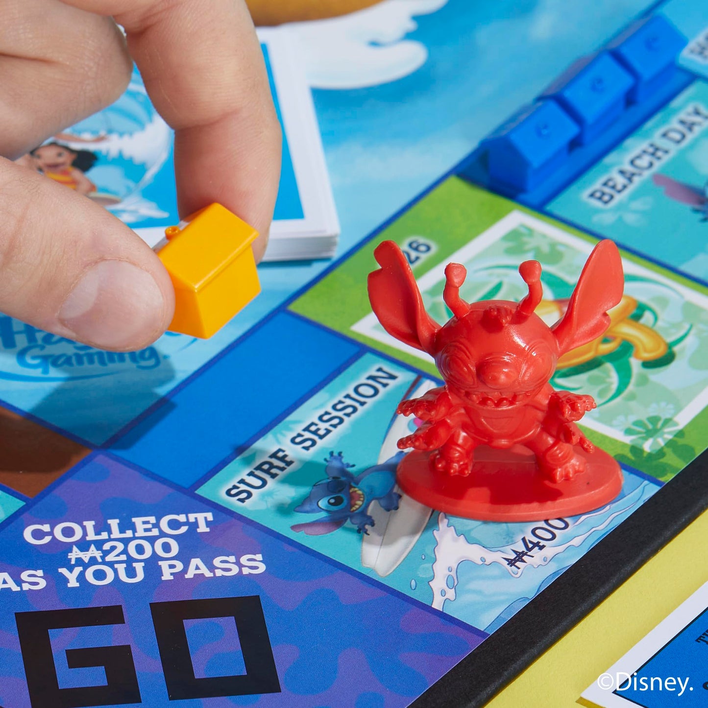 Monopoly Disney Stitch Edition - Juego de mesa (versión en inglés)