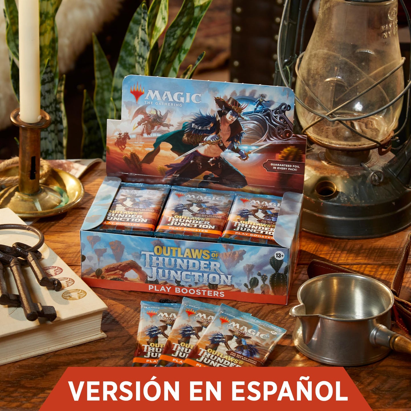 FORAJIDOS DE CRUCE DE TRUENOS – Caja de sobres Magic The Gathering en español
