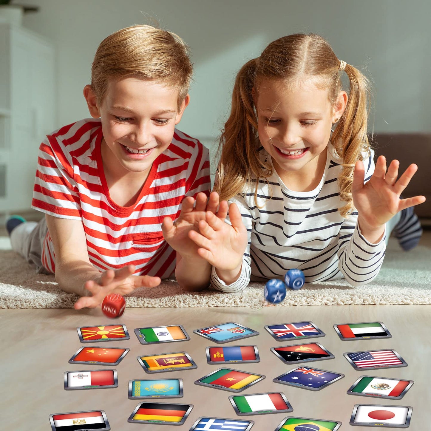 Ludilo - Banderea | Juegos Educativos Niños 5 Años O Más | Juegos De Cartas De 2 A 10 | Juego De Mesa Y Adultos | Juego Cartas De 30 Min | Regalos para Niños