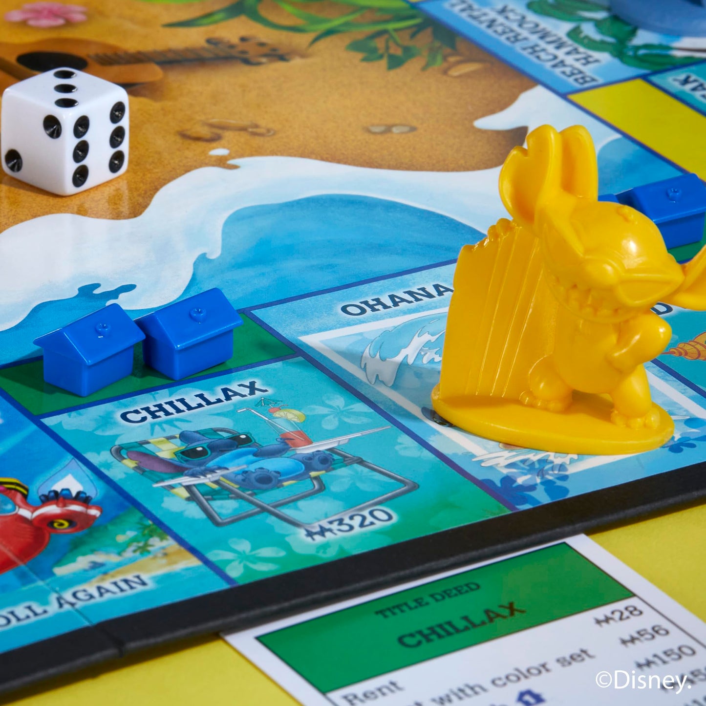 Monopoly Disney Stitch Edition - Juego de mesa (versión en inglés)