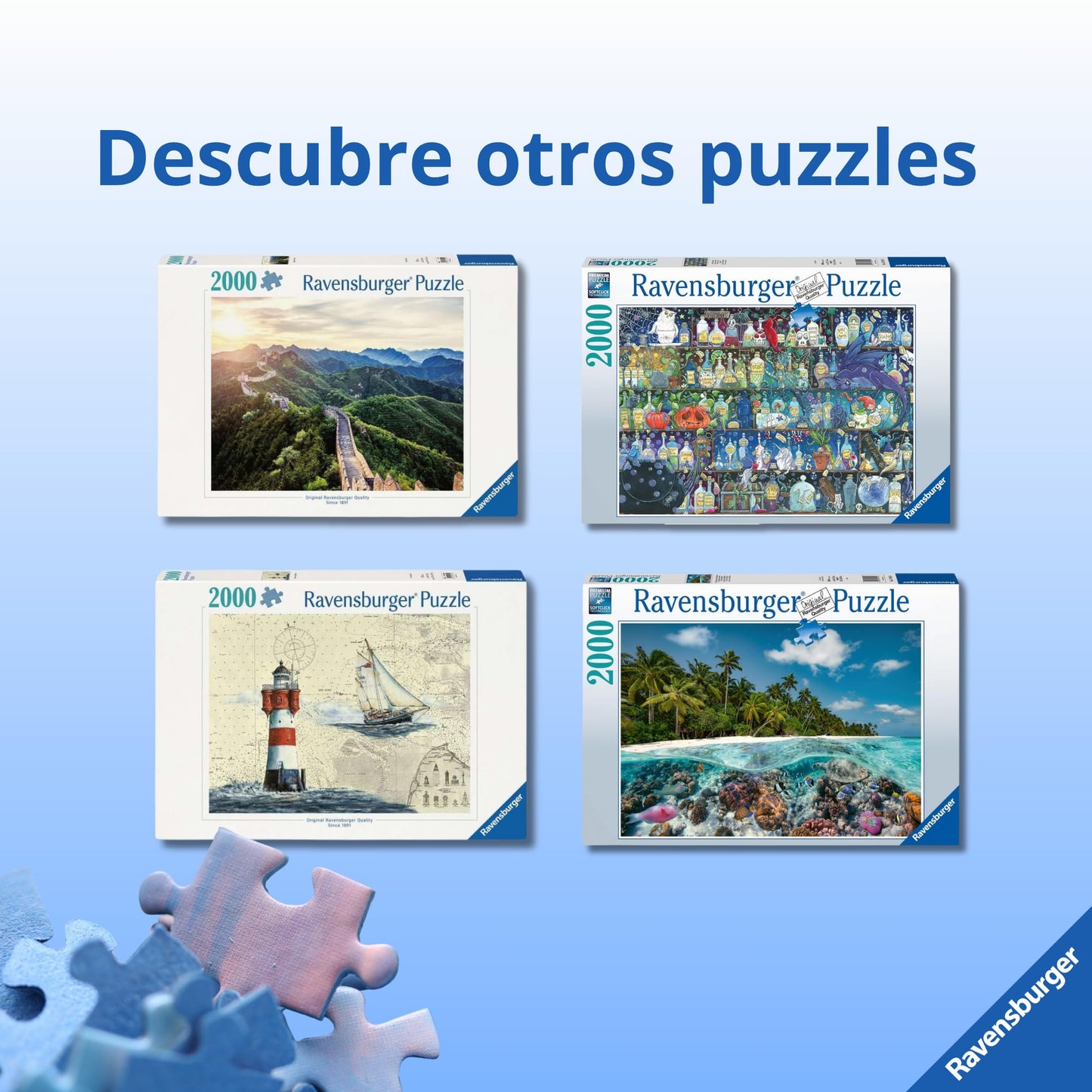 Puzzle Ravensburger Star Wars – 2000 piezas | Rompecabezas Adultos y Niños +14 años