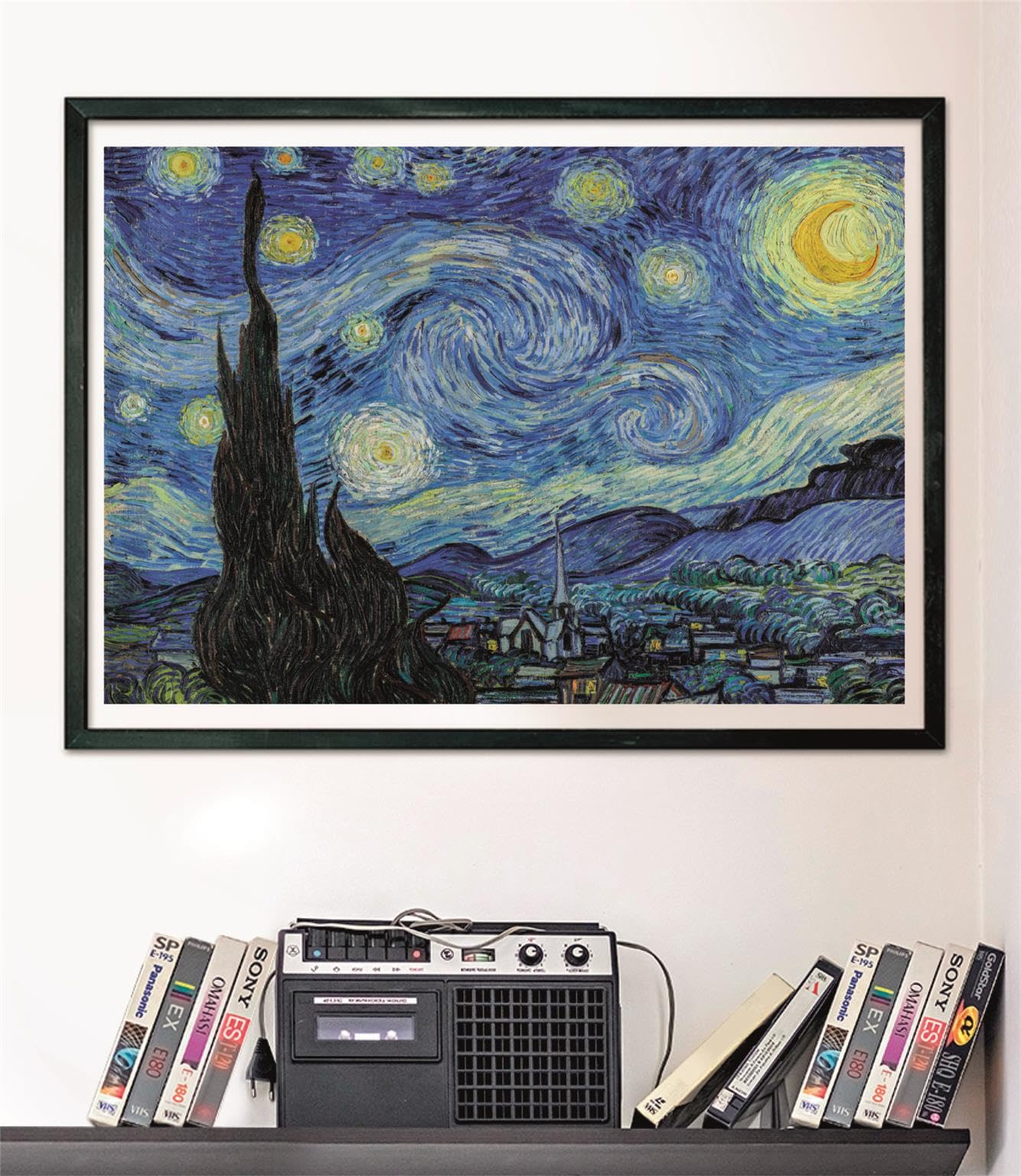 Puzzle Clementoni 1000 piezas – La Noche Estrellada de Van Gogh | Collection Museum | Compact